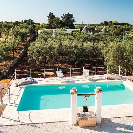 Villa Helloapulia - Authentic Trulli Petricore With Private And Pool *