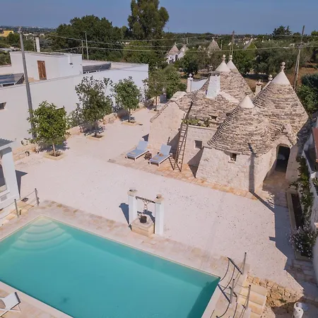 Villa Helloapulia - Authentic Trulli Petricore With Private And Pool *